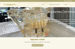 Imagem minimizada do website Clínica Odontológica - Dr. Alexandre Esteves