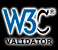 logotipo W3C de Validação de Site